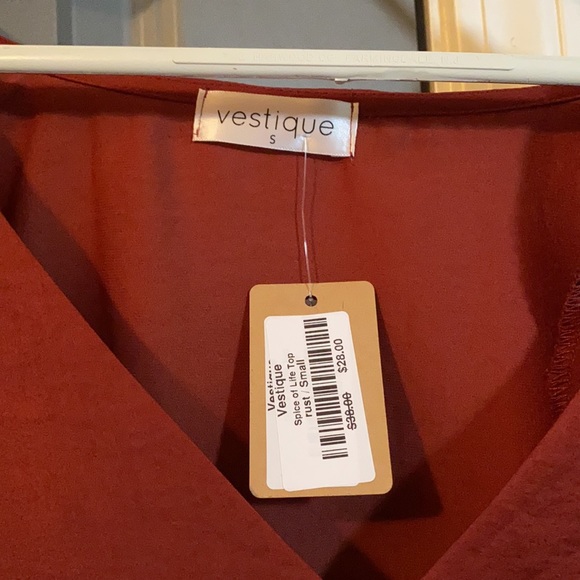 Vestique Burt orange blouse - Picture 3 of 3